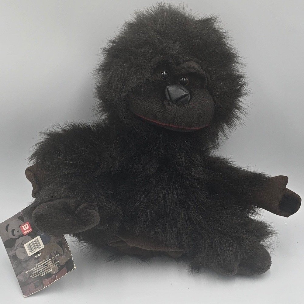 Vtg Wilson Gorilla Golf Club Head Cover Plush #1 Driver Oversized Tag New